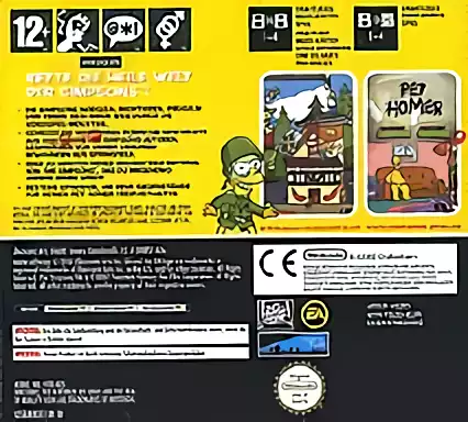 Image n° 2 - boxback : Simpsons das Spiel, Die